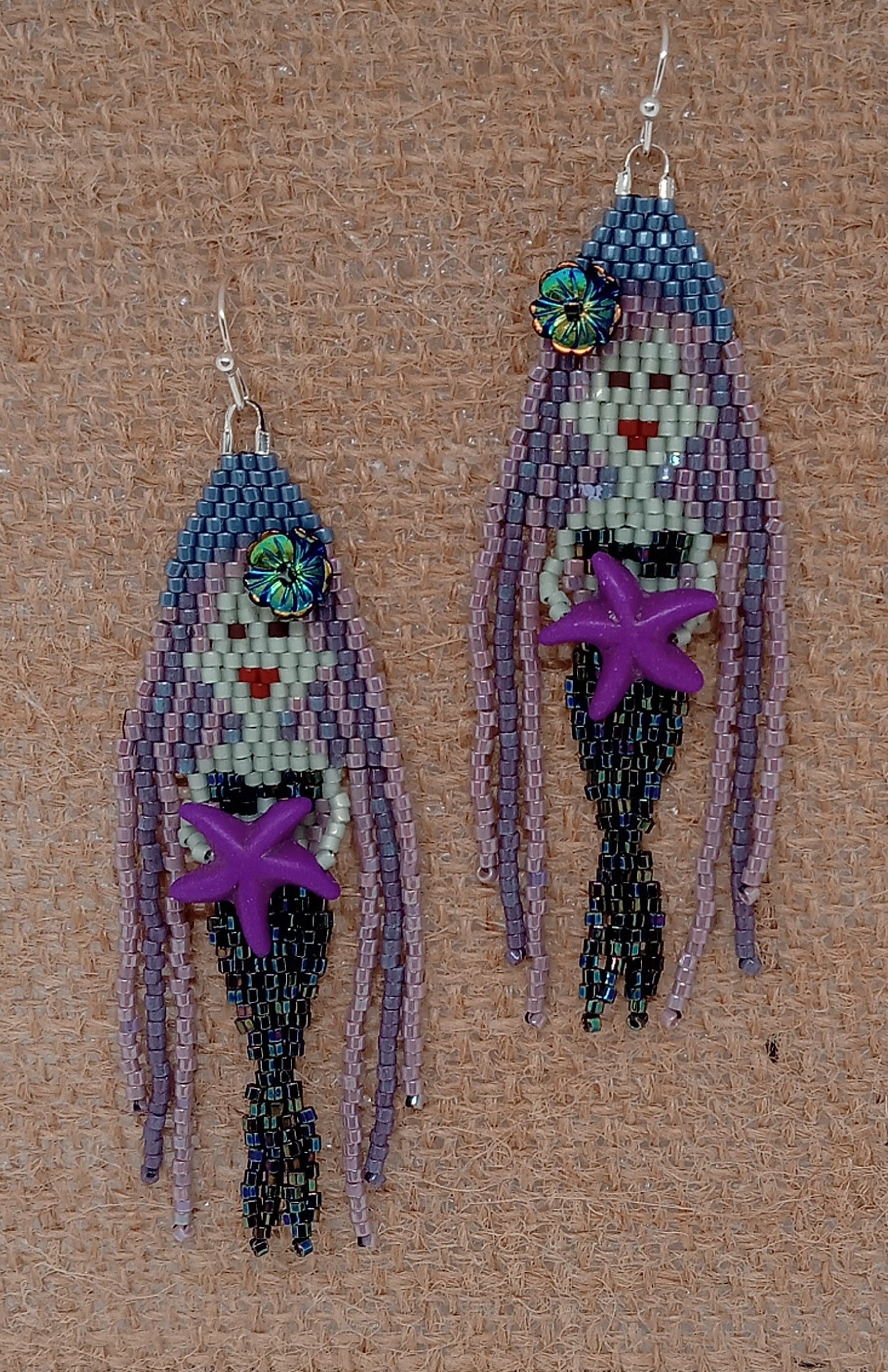 Mermaid earrings