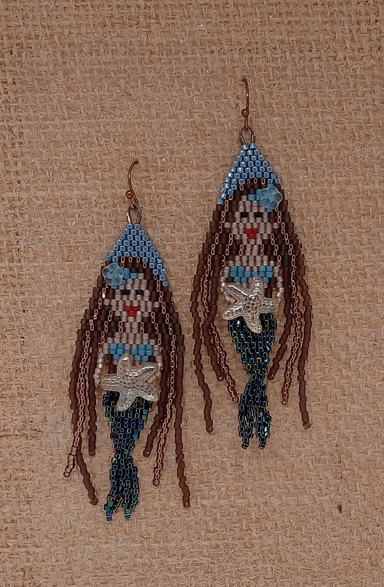 Mermaid earrings