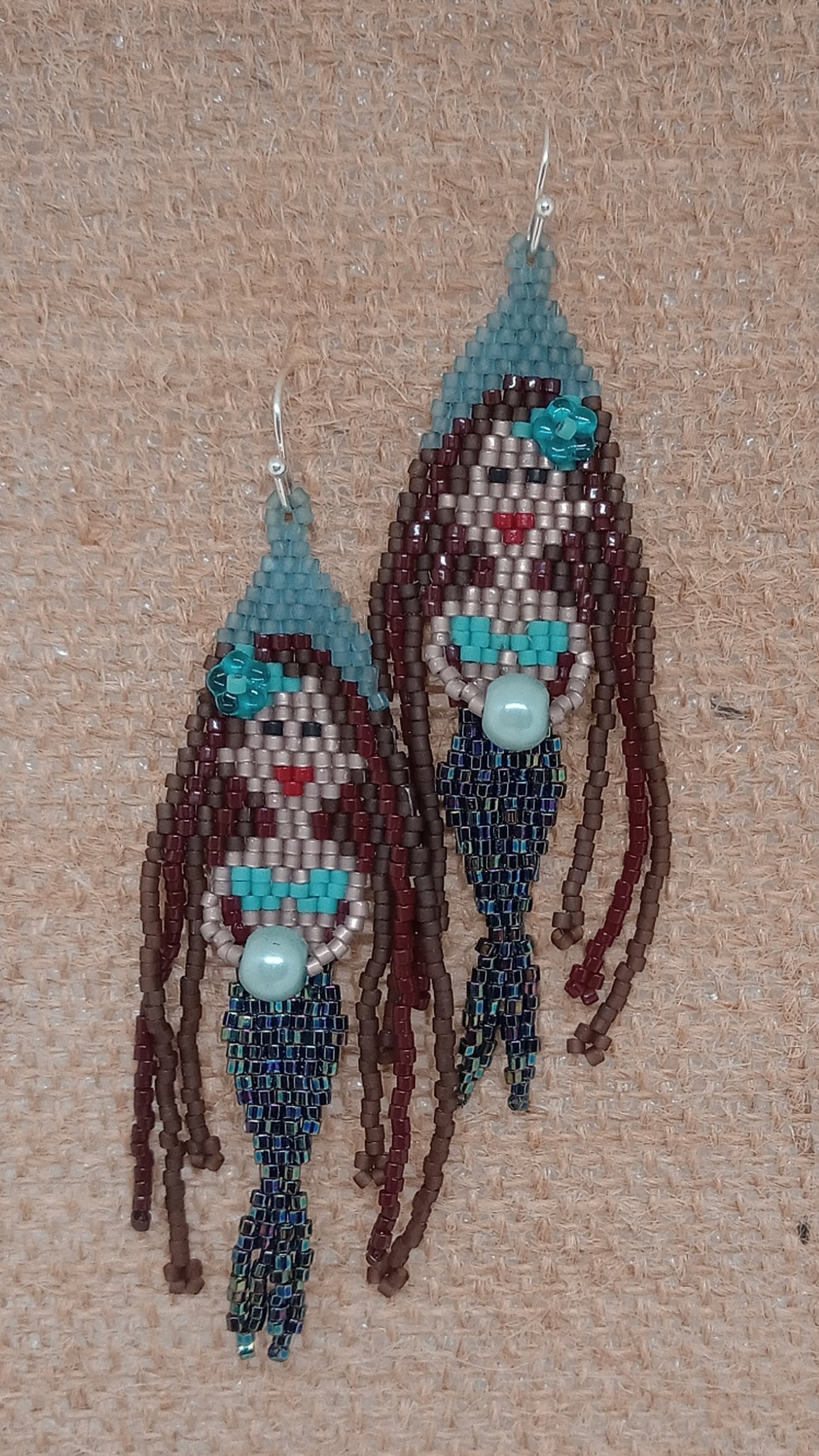 Mermaid earrings