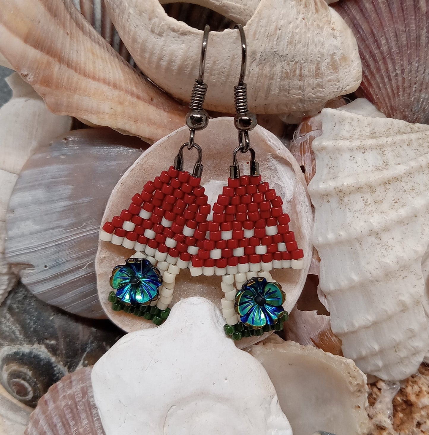 Mushroom Earrings AMANITA