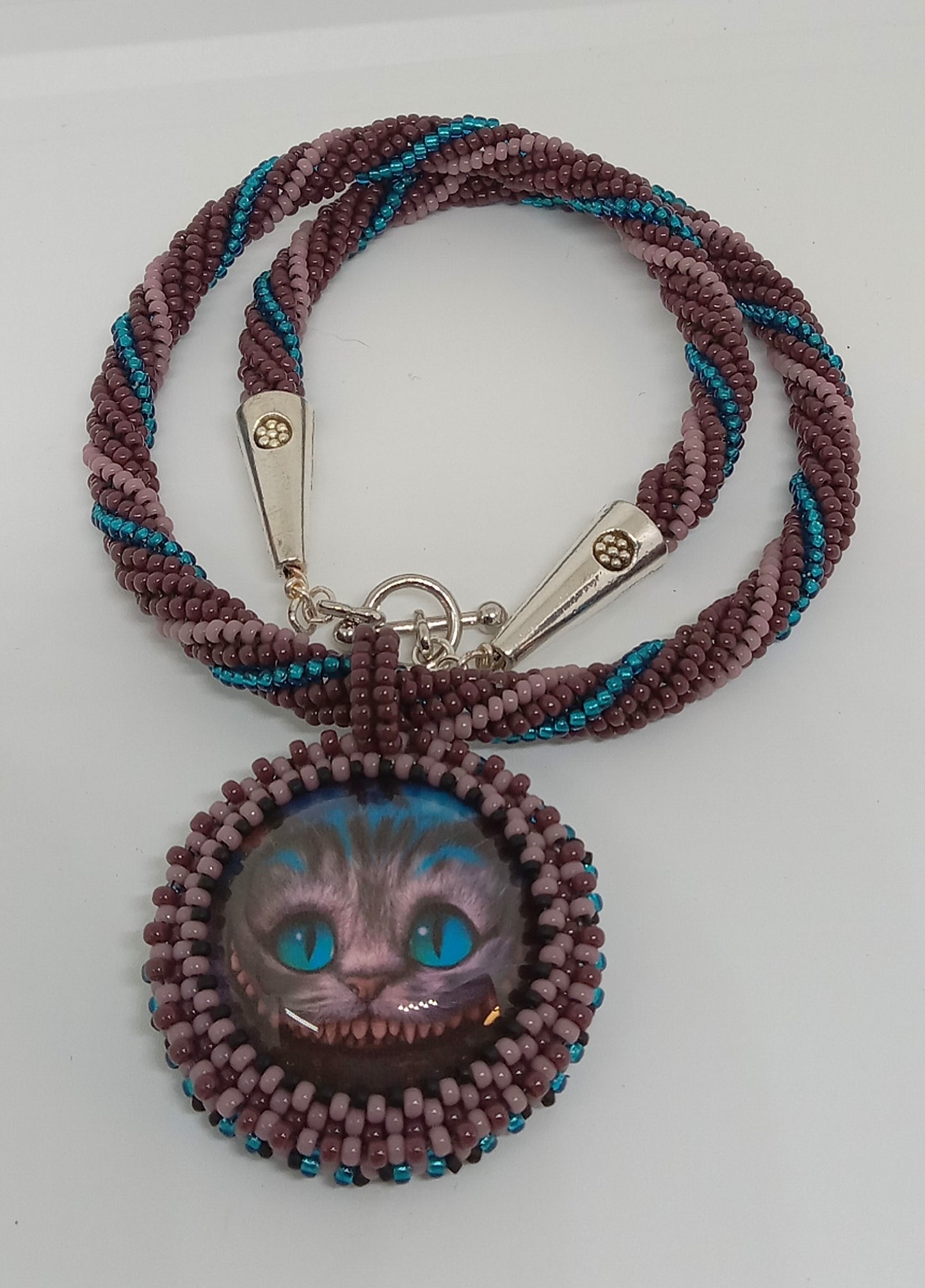 Cheshire Cat pendant necklace