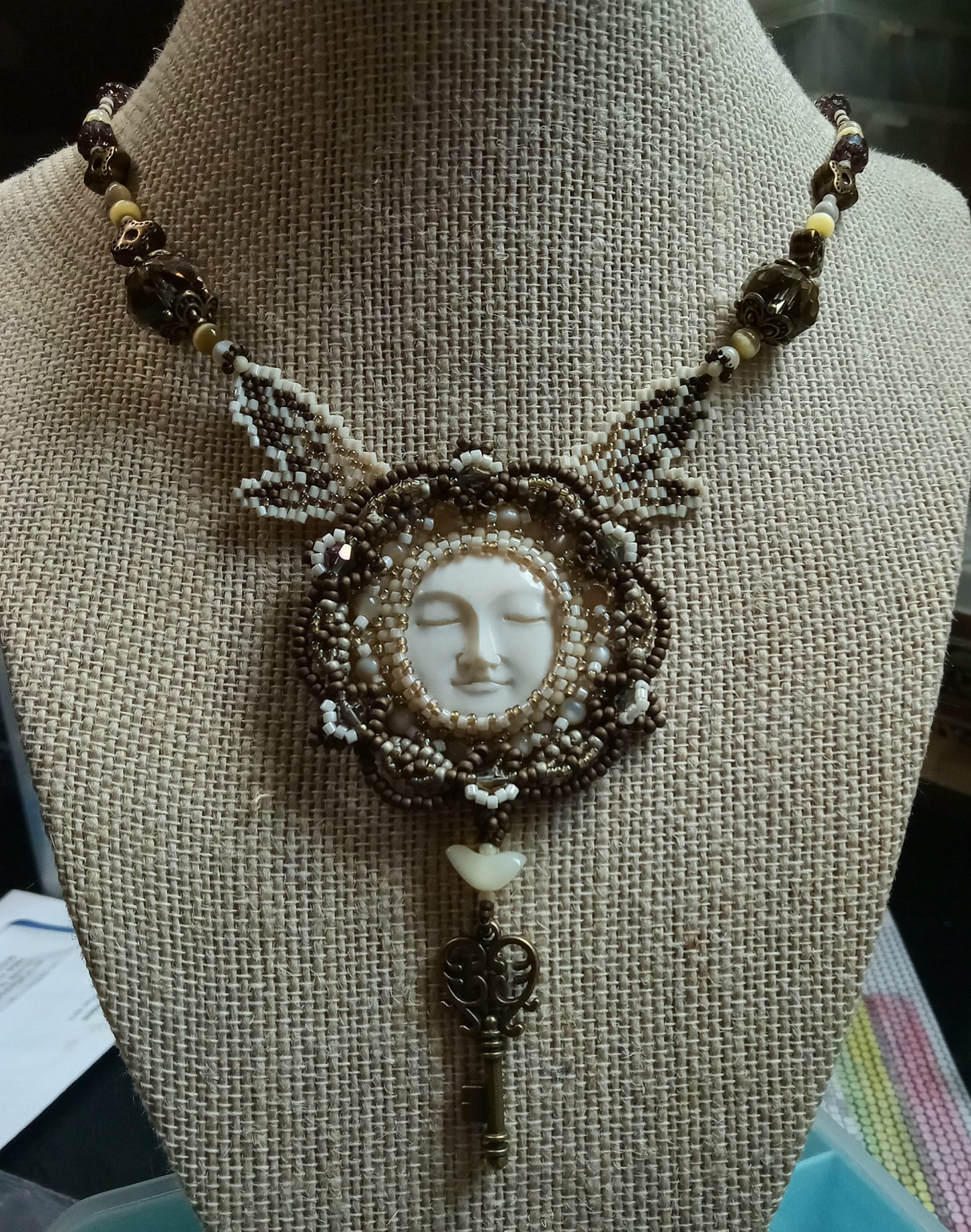 A Full Moon Flutter Necklace