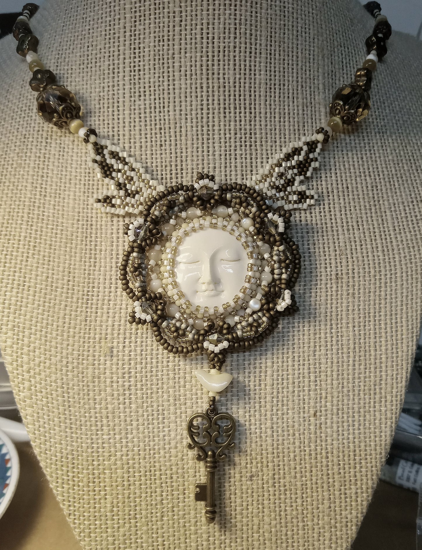 A Full Moon Flutter Necklace