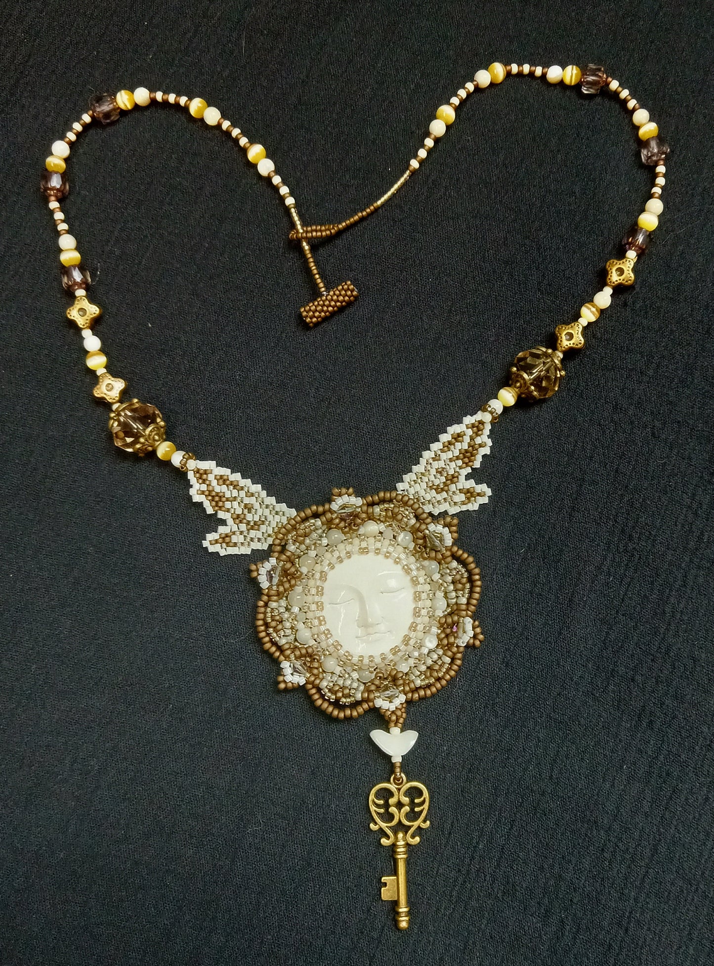 A Full Moon Flutter Necklace