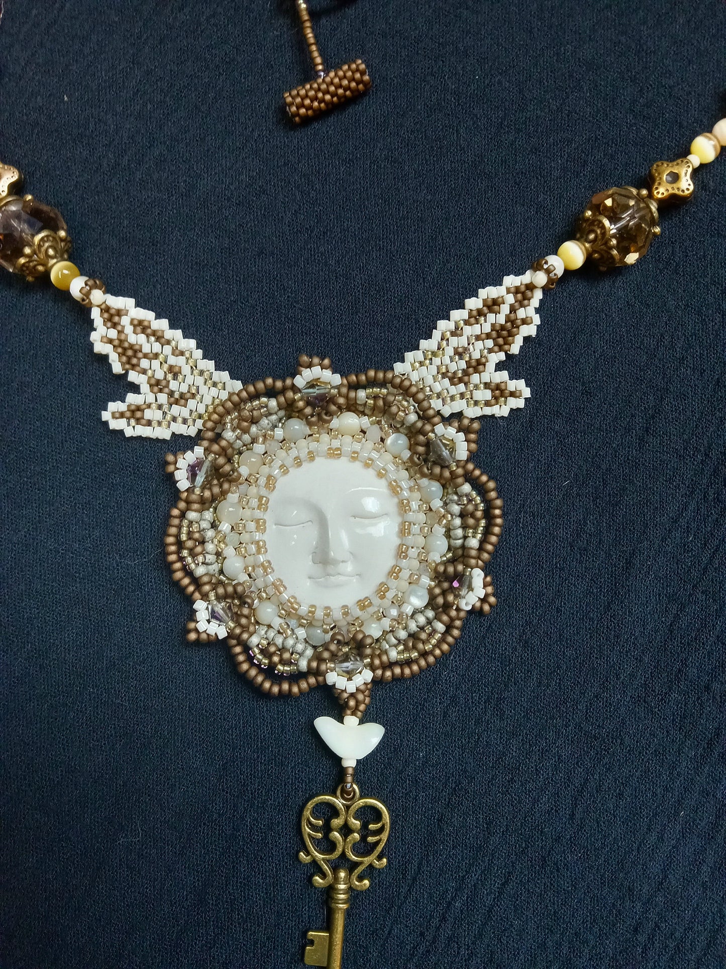 A Full Moon Flutter Necklace