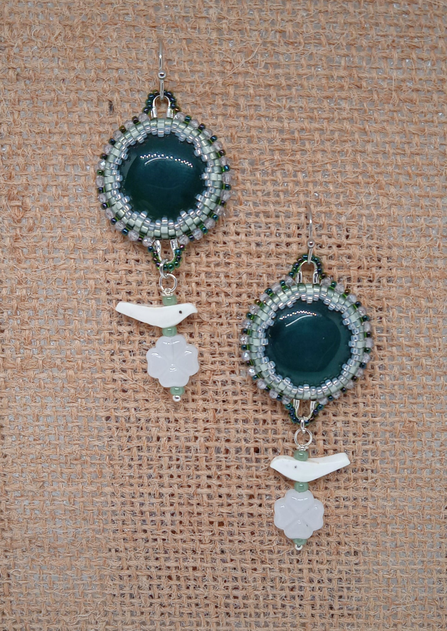 Patridge in a Pear Tree earrings