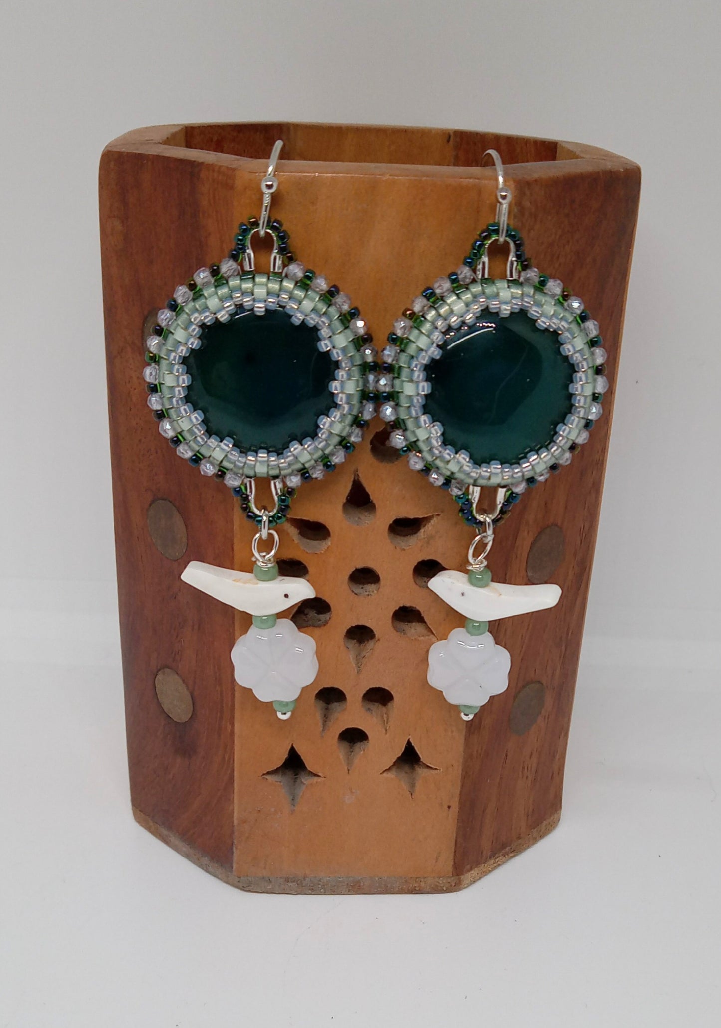 Patridge in a Pear Tree earrings